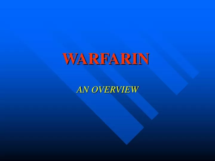warfarin