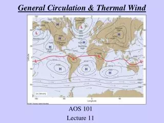 General Circulation &amp; Thermal Wind