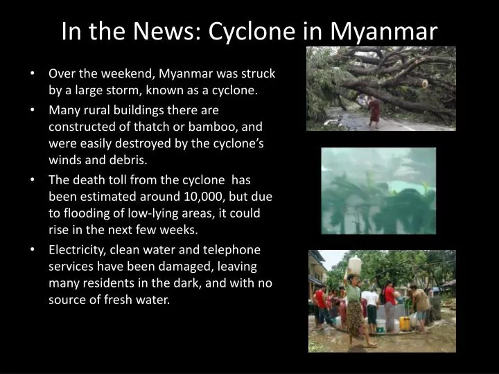 in the news cyclone in myanmar