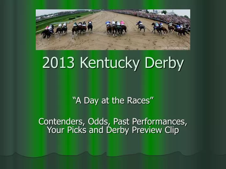 2013 kentucky derby
