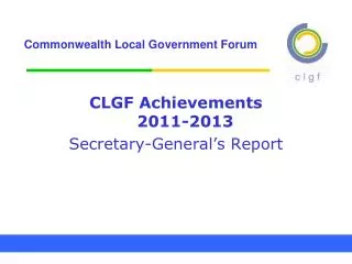 Commonwealth Local Government Forum