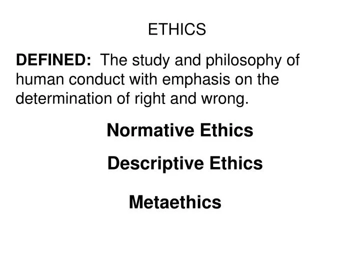 ethics