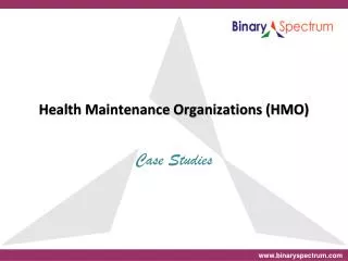 health maintenance organizations (hmo)