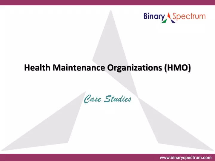 health maintenance organizations hmo