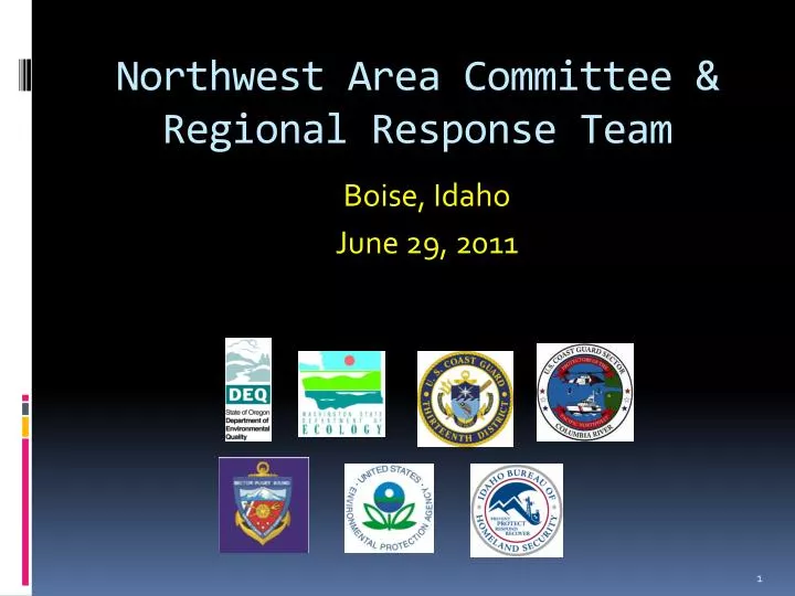 northwest area committee regional response team