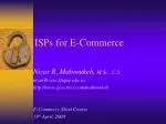 ISPs for E-Commerce - slide 1