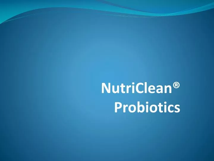 nutriclean probiotics