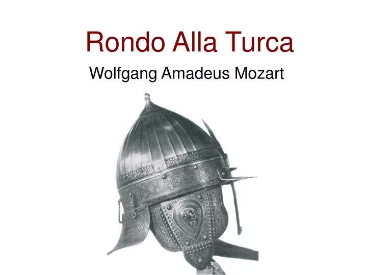 rondo alla turca