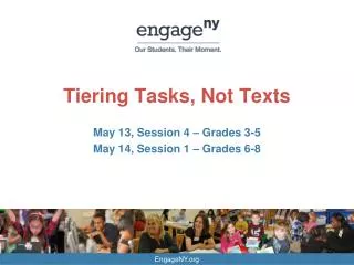 Tiering Tasks, Not Texts