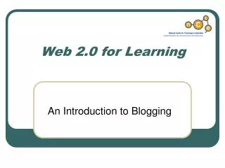 Web 2.0 for Learning