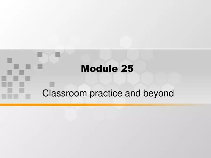 module 25