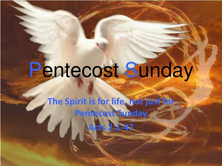 p entecost s unday