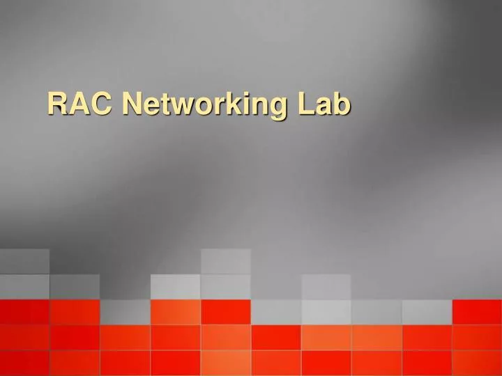 rac networking lab