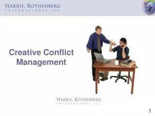 Creative Conflict Management