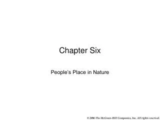 Chapter Six