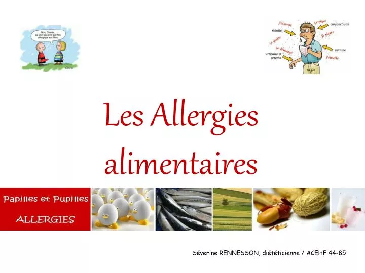 les allergies alimentaires