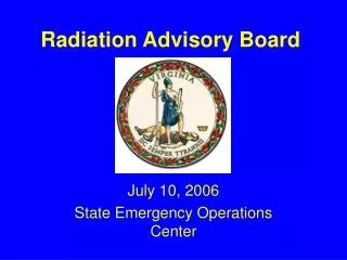 radiation advisory board