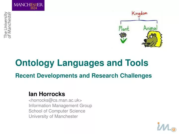 ontology languages and tools