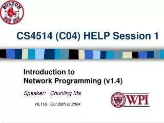 CS4514 (C04) HELP Session 1