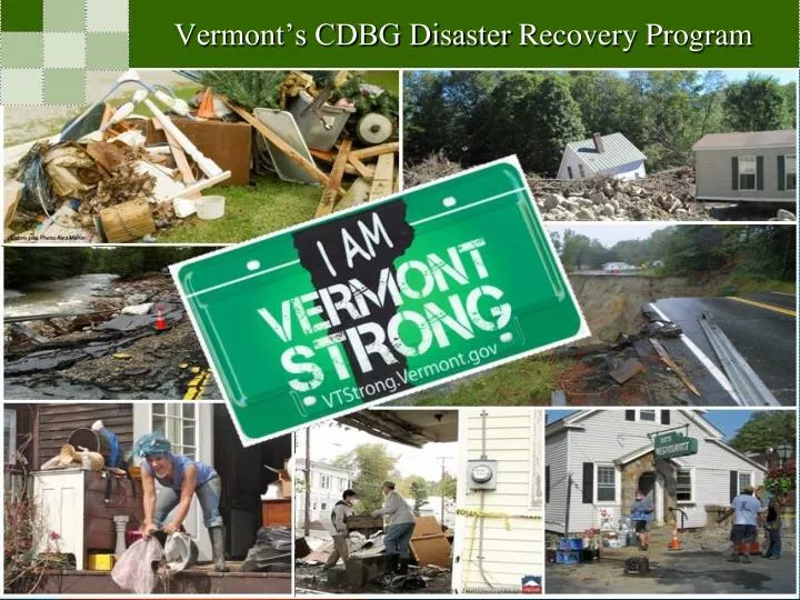 vermont s cdbg disaster recovery program