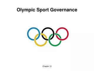 Olympic Sport Governance