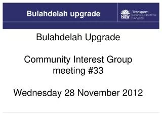 Bulahdelah upgrade