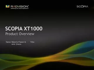 SCOPIA XT1000