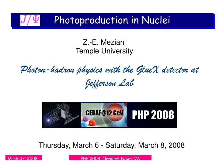 photoproduction in nuclei