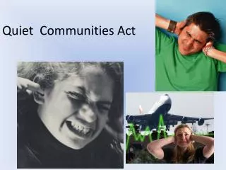 Quiet Communities Act