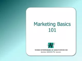 Marketing Basics 101