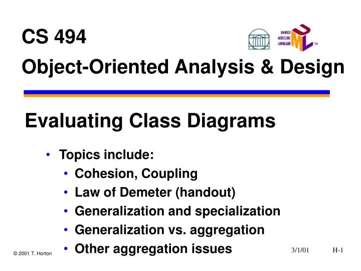 cs 494 object oriented analysis design