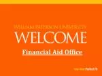 Financial Aid Office - slide 1