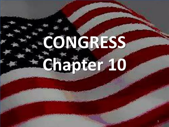 congress chapter 10