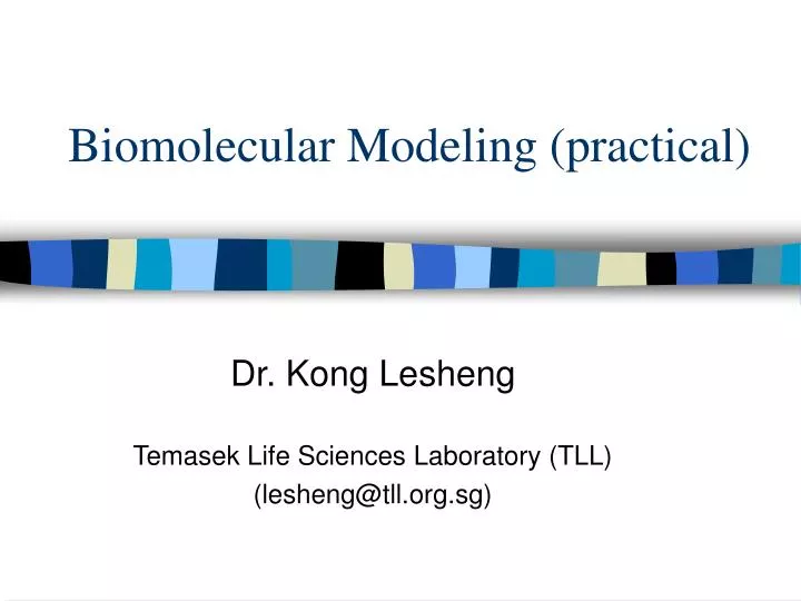 biomolecular modeling practical