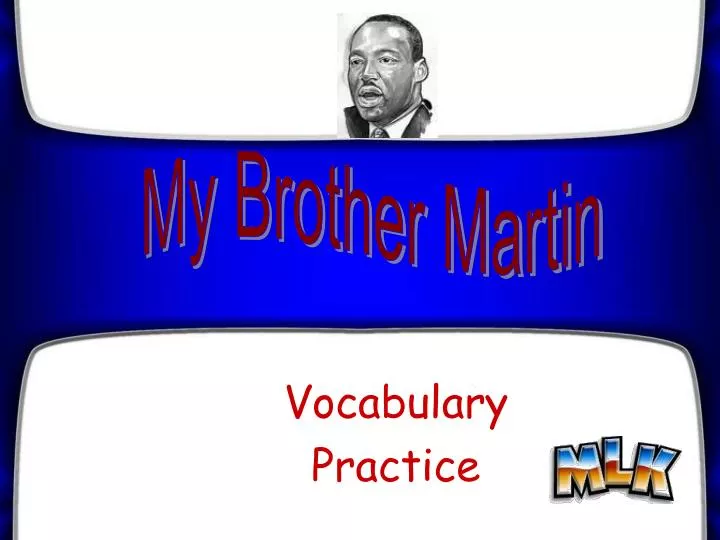 vocabulary practice