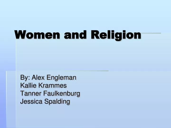 women and religion