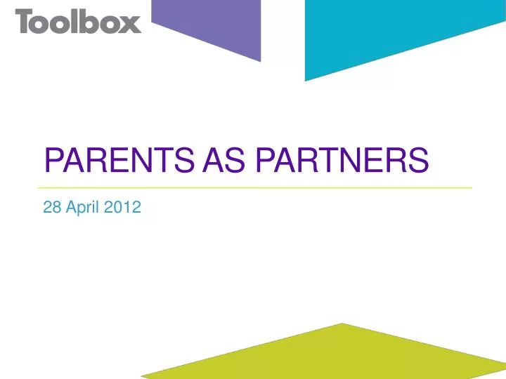 parents as partners