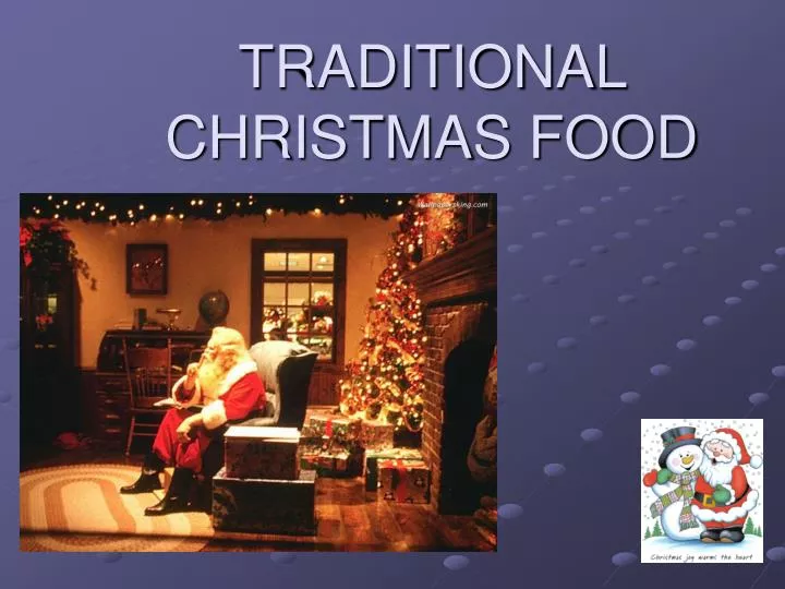 traditional christmas food