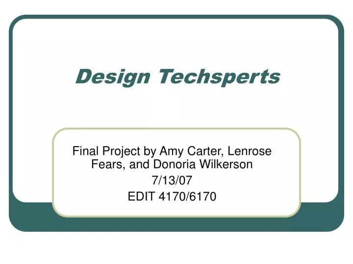 design techsperts