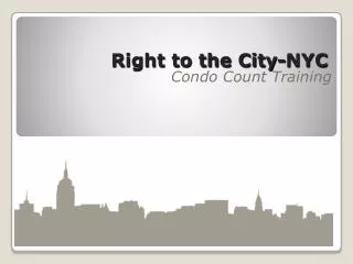Right to the City-NYC