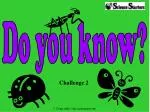Entomology Challenge - slide 1