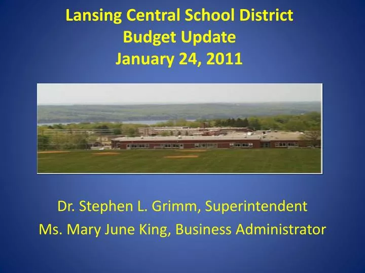 lansing central school district budget update january 24 2011