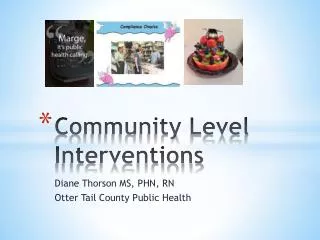 Community Level Interventions