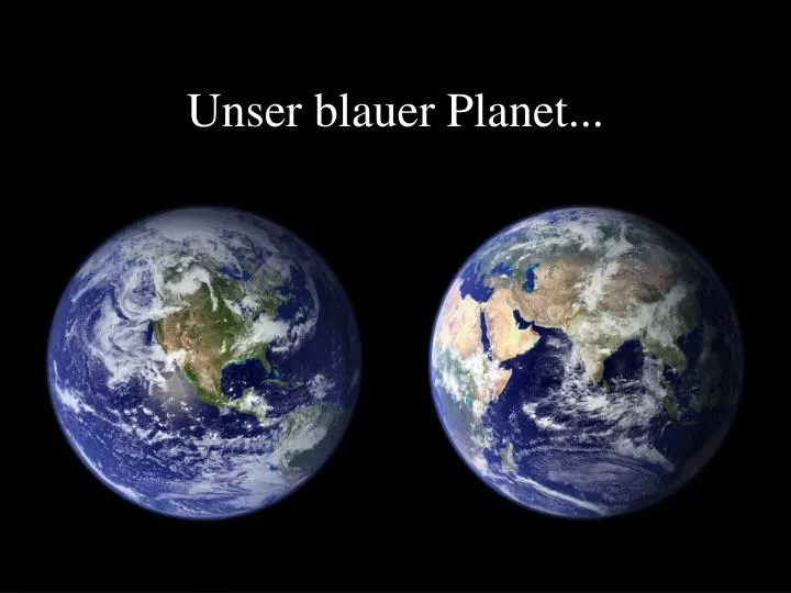 unser blauer planet