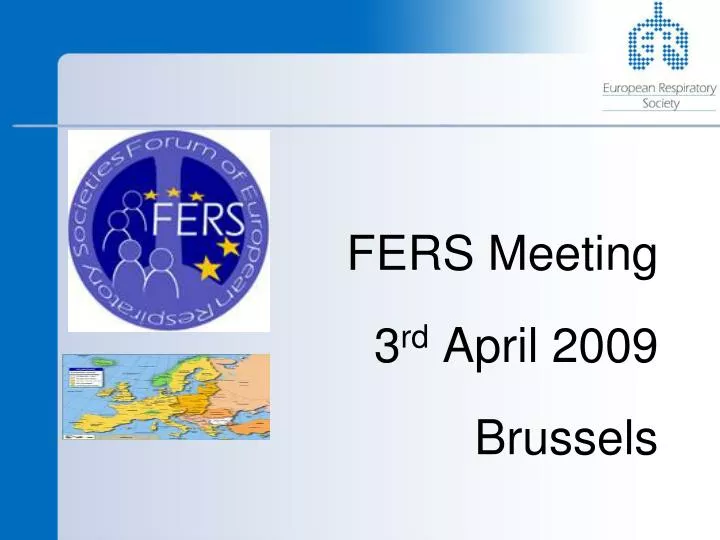 fers meeting 3 rd april 2009 brussels