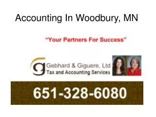 Accounting in Woodbury - Gebhard