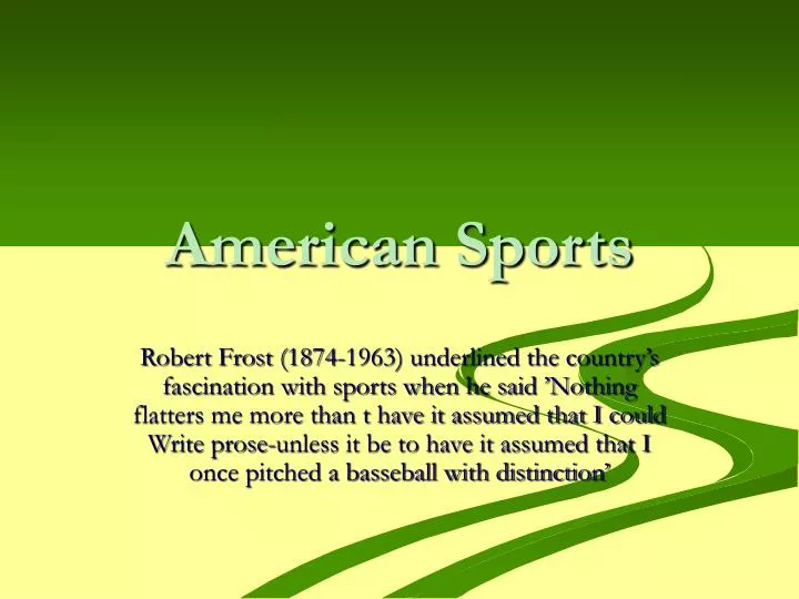 american sports