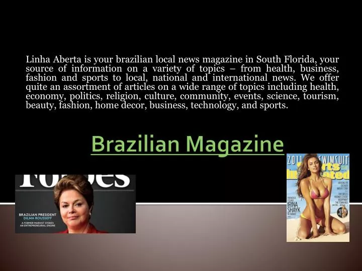 brazilian magazine