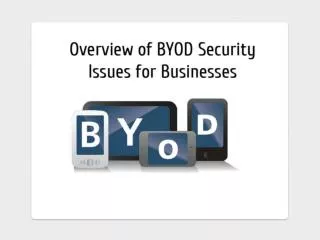 Overview of BYOD Security Issues for Businesses