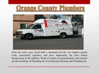 Plumbers In Orange County